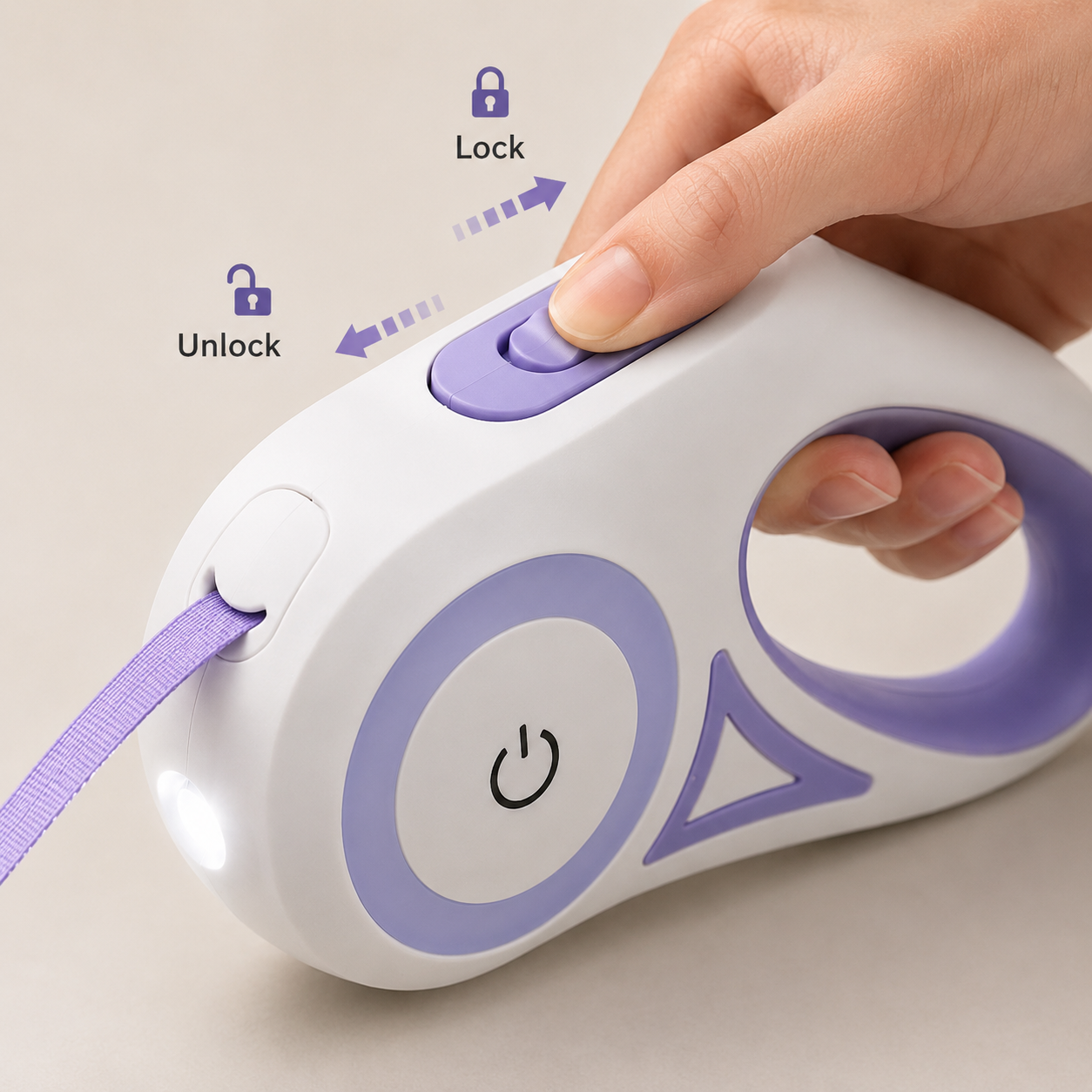 LED Retractable Pet Leash