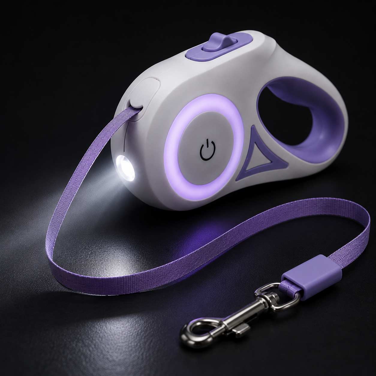 LED Retractable Pet Leash