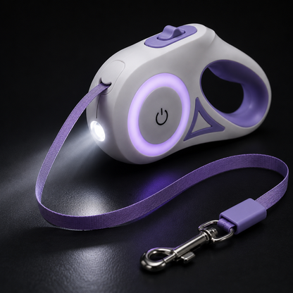 LED Retractable Pet Leash
