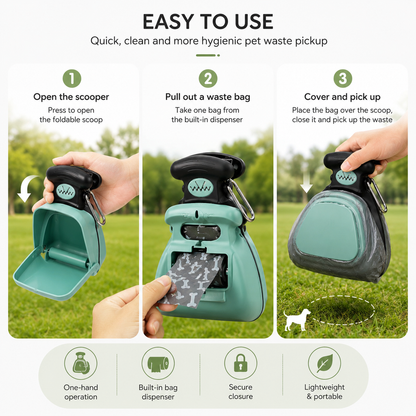 Dog Waste Scooper with Bags