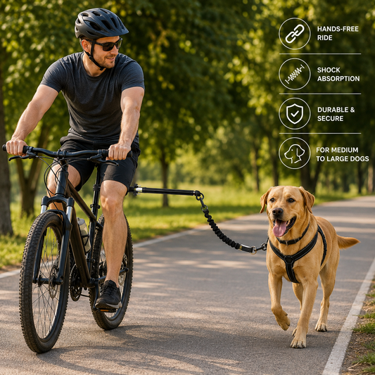 Hands-Free Bike Dog Leash