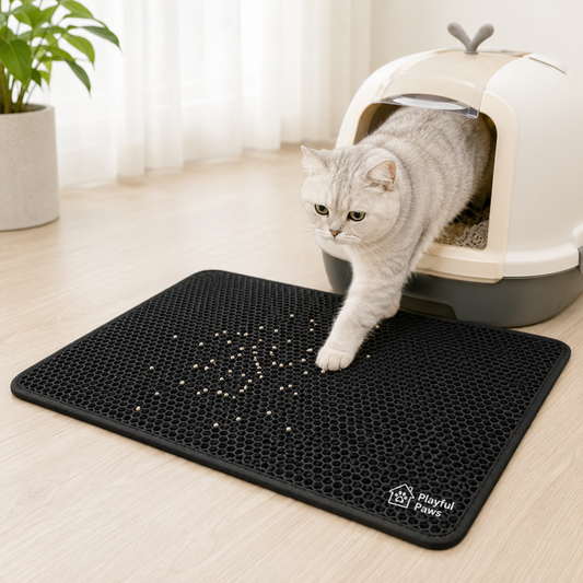 Double-Layer Cat Litter Mat